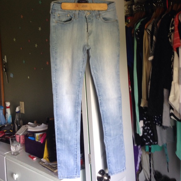 Levi's 535 leggings light denim wash