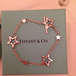 TIFFANY & CO sterling silver star bracelet