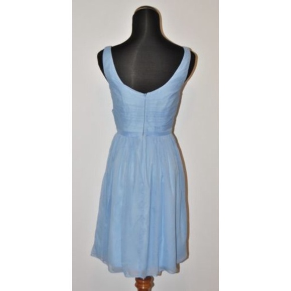 SOLD! J Crew Silk Chiffon Heidi Dress Bridesmaids - Picture 2 of 3