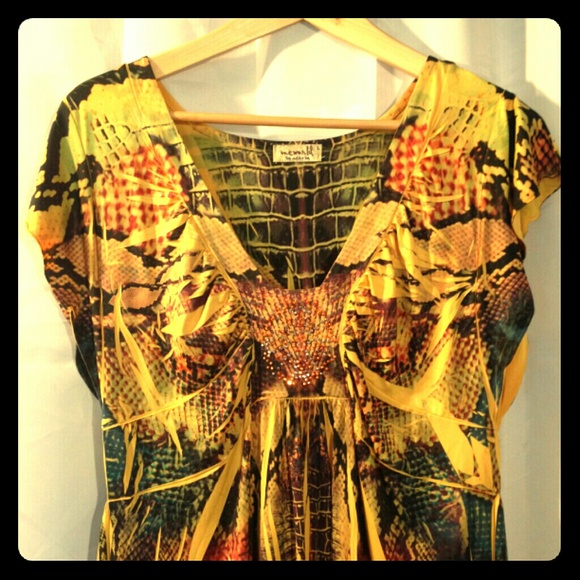 NEW! One World Yellow w/Embellishments L