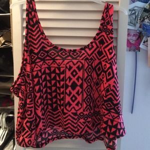 Multicolored crop top