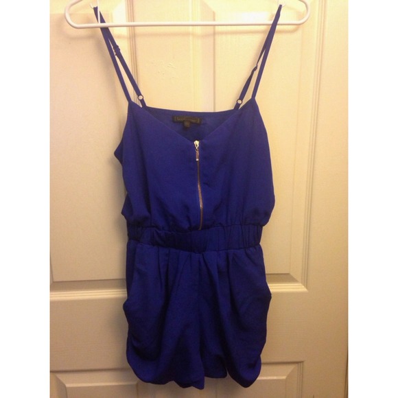 Urban Outfitters Lucca Couture Royal Blue Romper - Picture 4 of 4