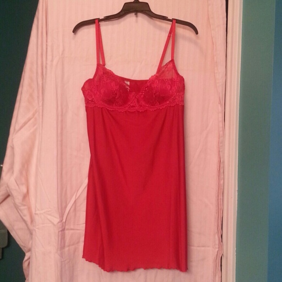 Ambrielle Dresses & Skirts - ☆☆☆SOLD!☆☆☆  Ambrielle Red Teddy.  Sz L