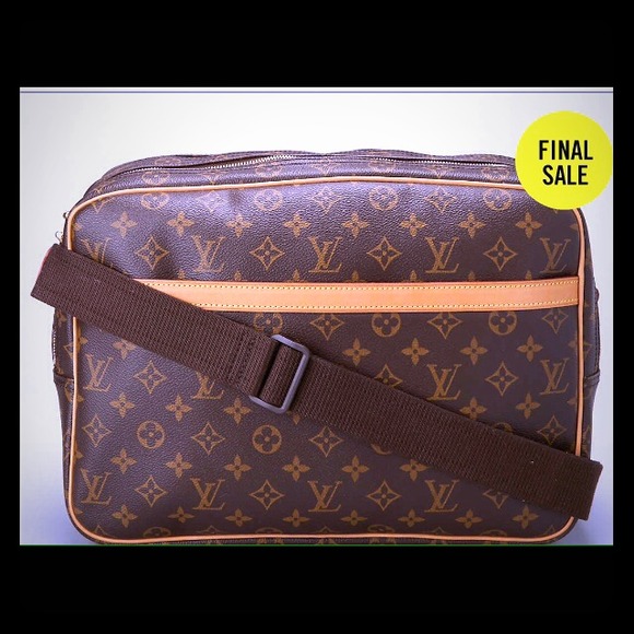 Louis Vuitton canvas reporter GM
