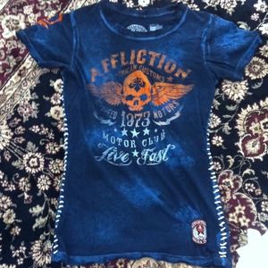 Affliction Live Fast Motor Club Tee