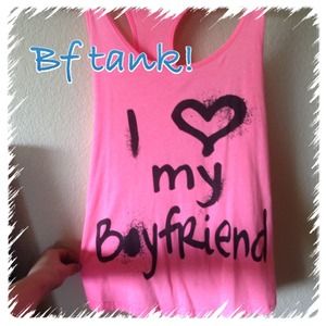 🎉🎉Neon pink I love my bf tank!