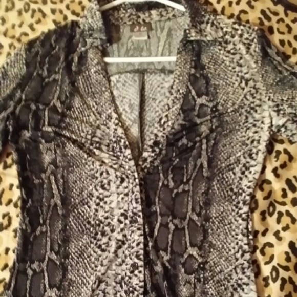 Snakeskin dress