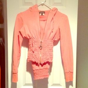 Bebe sweatsuit - coral