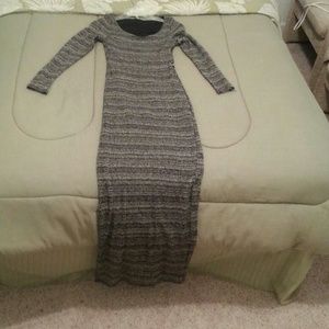Long black/grey dress