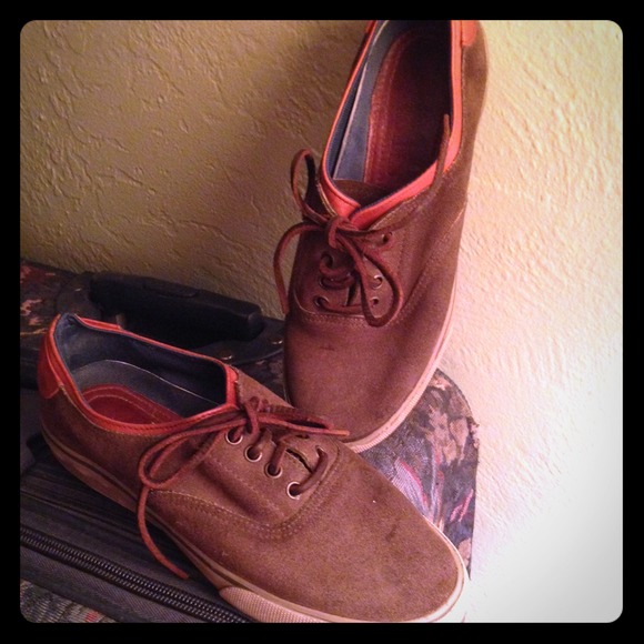 Sebago Docksides brown-green