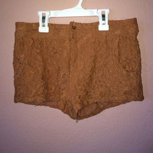 shorts , floral print, laced