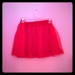 A red skirt
