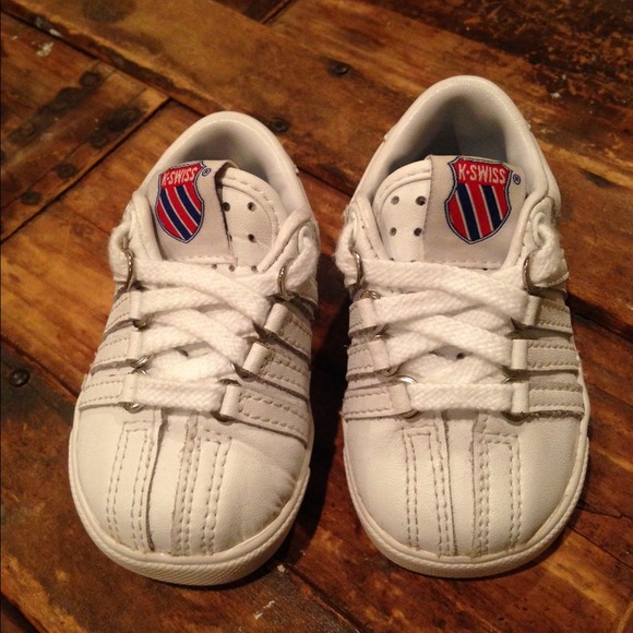 K-Swiss infant tennis shoes, just worn once. - Picture 2 of 2