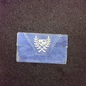 Nauticle faded suede wallet