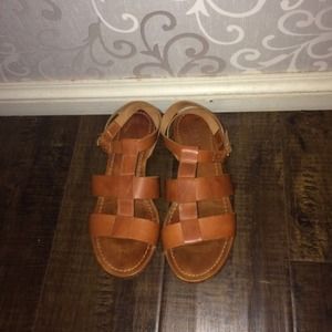 J.Crew Tan Sandals