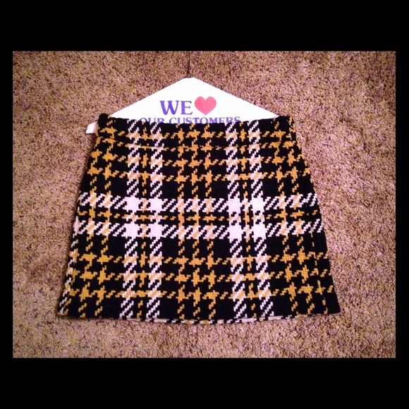 J Crew Plaid Skirt