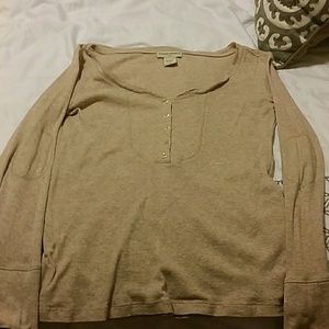 Banana Republic Cream Long sleeve