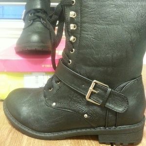 Brand New Black Combat Boot