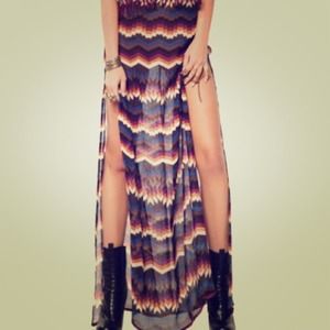 For Love & Lemons Zigzag Sunset Maxi 😍