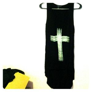 Black dress with cross