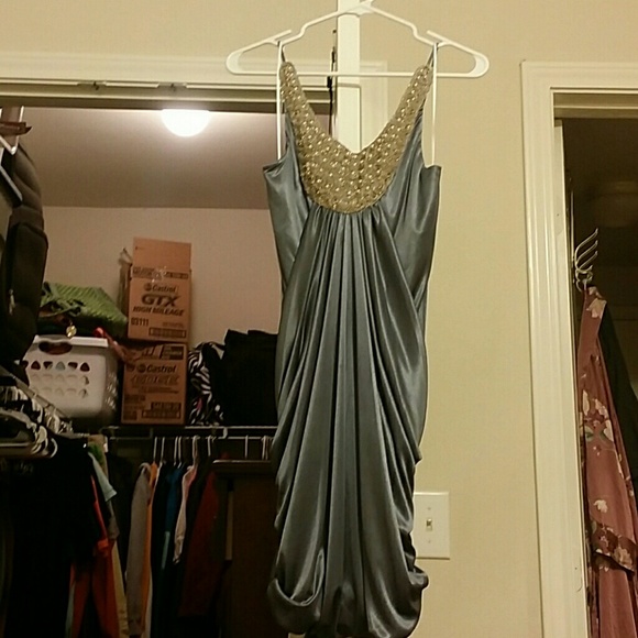 Steel cocktail dress