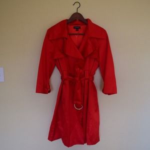 Red Bebe coat NWOT