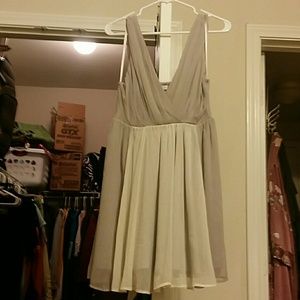 Lavender cream party dress