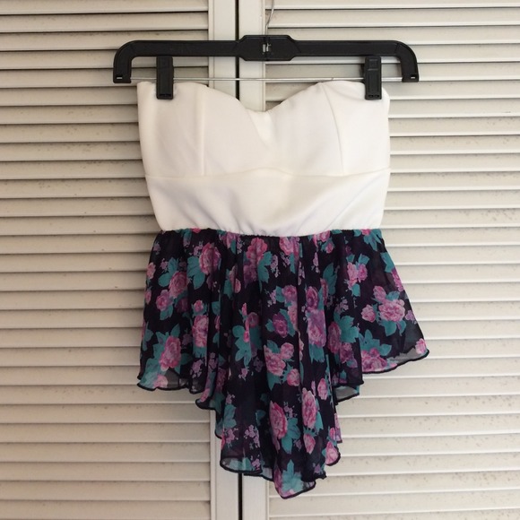 Floral crop top