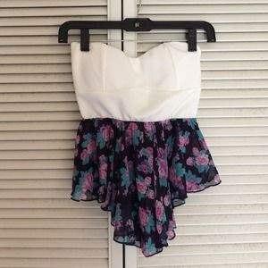 Floral crop top