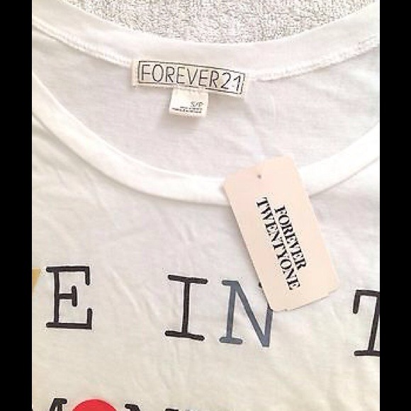 SOLD🚫 NEW! F21 Live In The Moment Relaxed Fit Top - Picture 3 of 4