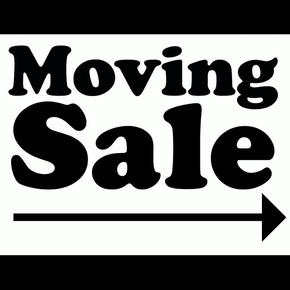 Moving sale