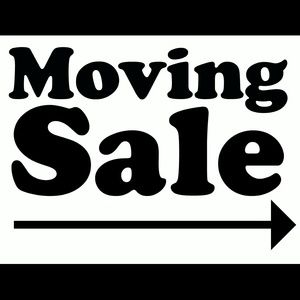 Moving sale