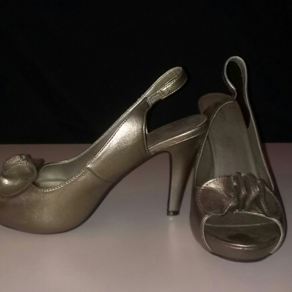 Pewter heels