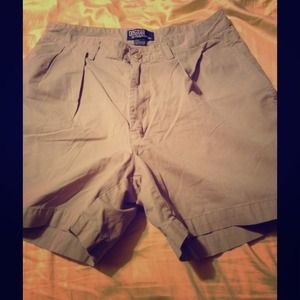 Mens Polo Ralph Lauren kaki shorts