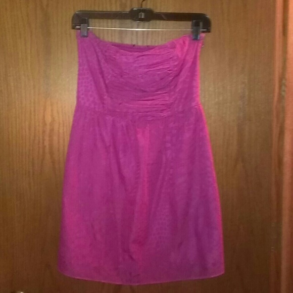 Strappless summer dress