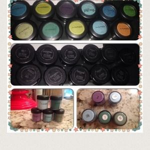 Authentic mac eyeshadows and pigments