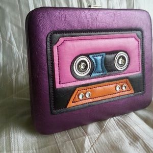 Cassette Tape Wallet - never used!