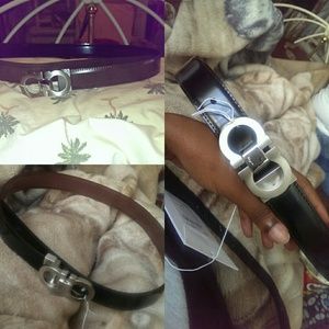 AUTHENTIC ferragamo belt with tags