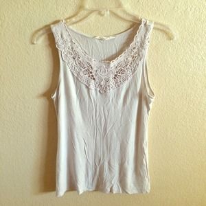 Lace Front Tank Top