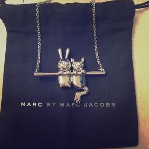 New Marc by Marc Jacobs Silver Friends Necklace