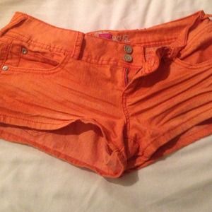 Orange shorts