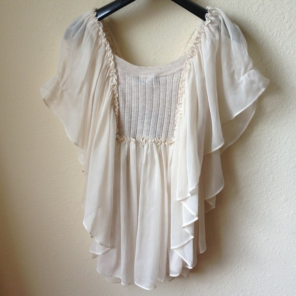 Katherine chiffon knit top - Picture 3 of 3