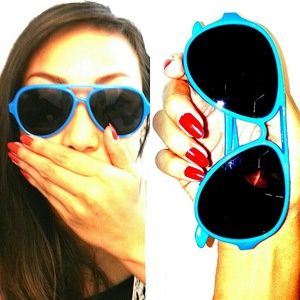 Blue aviators