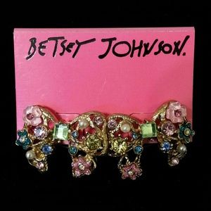 FINAL OFFER!!- Betsey Johnson Bow Earrings