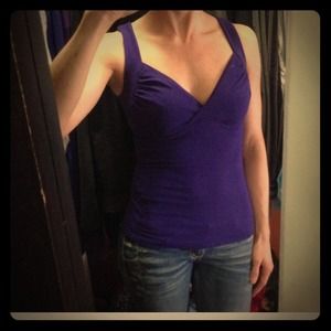 Express sexy basics purple tank