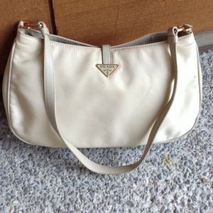 Authentic Prada small handbag Tessuto color Lino