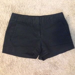 J. Crew black chino shorts 00