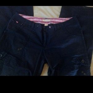 Black convertible cargo pants