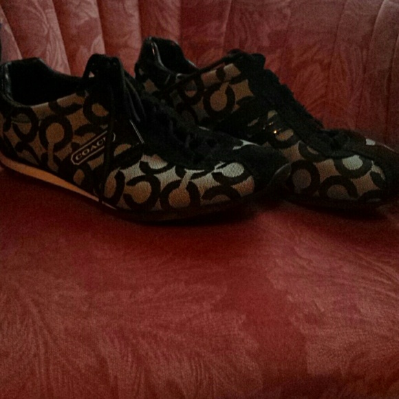 Black & Grey COACH Sneakers (AUTHENTIC)