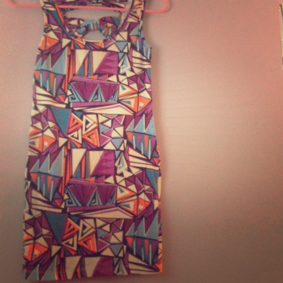 Printed bodycon dress - Picture 1 of 2